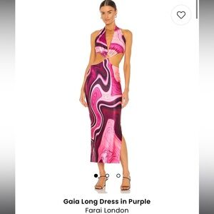 Gaia Long Dress Farai London Revolve